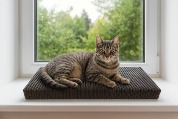 legowisko-dla-kota-60x50x4cm-cordi-szare-widok-z-kotem