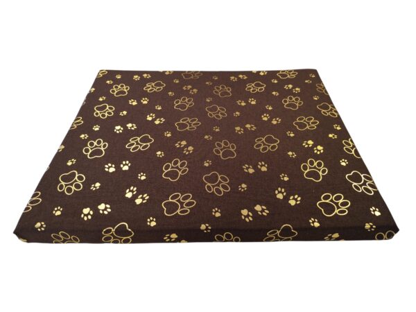 legowisko-dla-psa-60x40x4cm-brązowe-białe-tło legowisko-dla-psa-60x40x4cm-brązowe